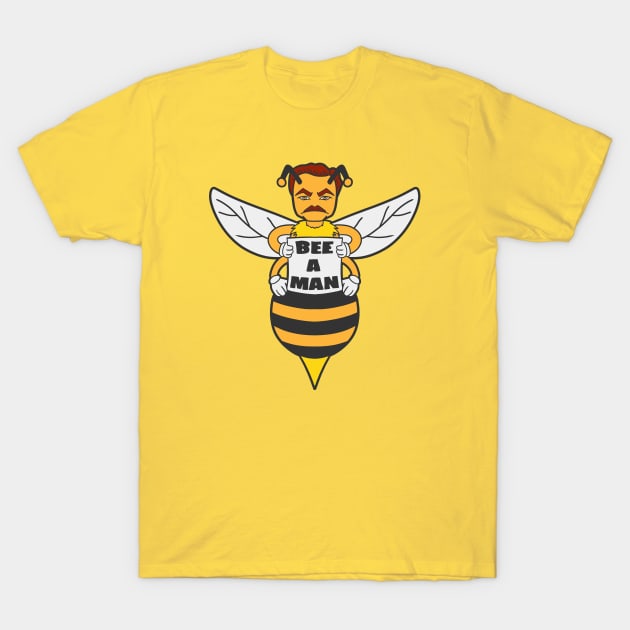 Bee Man T-Shirt by nickbeta